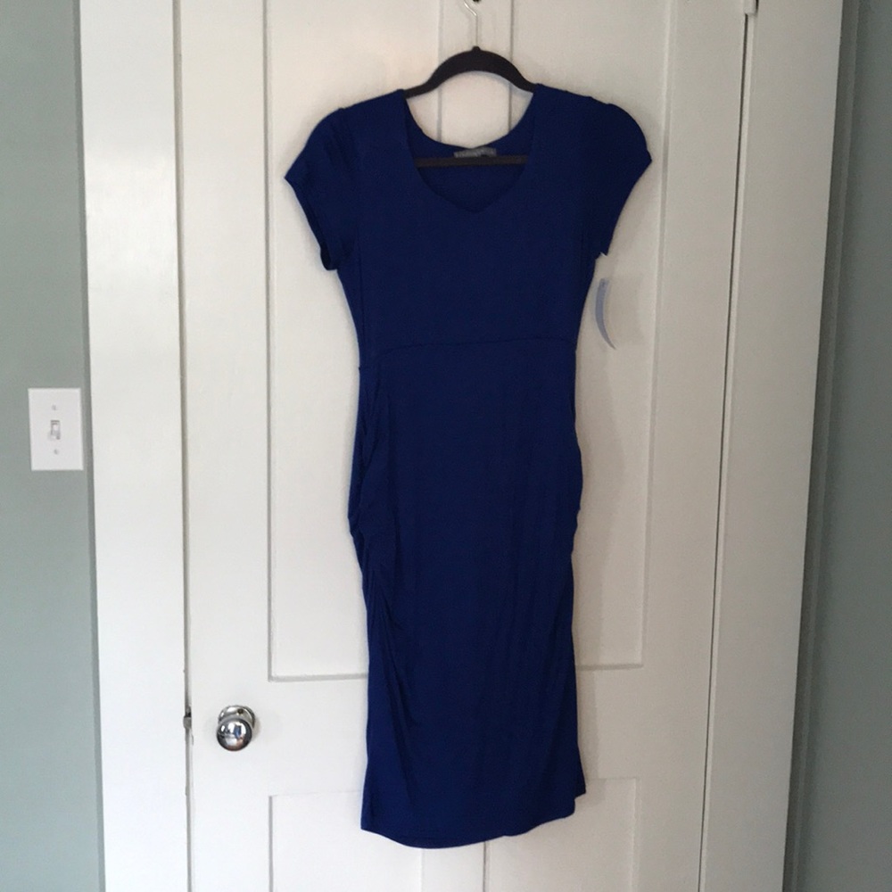 Blue Maternity Dress